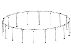 Bestway Pool Parts<18' X 48 Half Pool Frame Box 2
