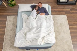 Bestway Indoor Air Mattresses< Alwayzaire Tough Guard Air Mattress Queen 20 With Built-In Dual Pump And Antimicrobial Coating