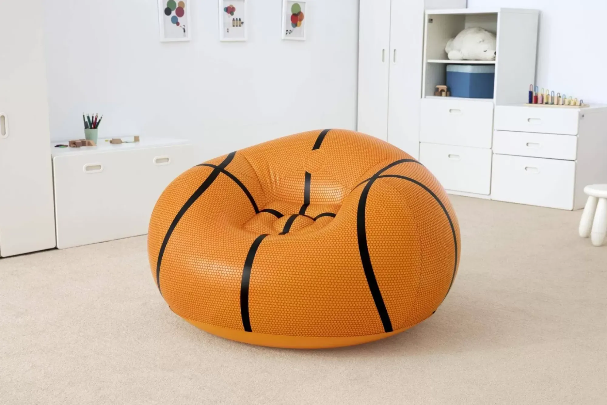 Bestway Air Chairs< Beanless Basketball Kids Inflatable Chair