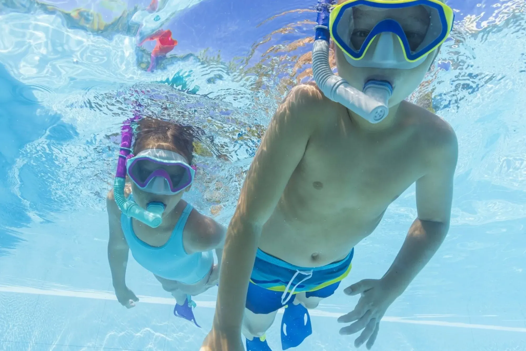 Bestway Swim Gear<® Crusader Youth Snorkel Set With Fins, Pink Ages 7+