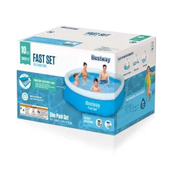 Bestway Fast Set Pools< Fast Set 10' X 30" Round Inflatable Pool Set