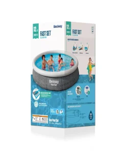 Bestway Fast Set Pools< Fast Set 12' X 30" Round Inflatable Pool Set
