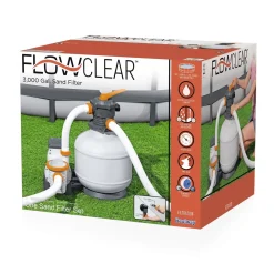 Bestway Pool Accessories< Flowclear 3000 Gallon Sand Filter Above Ground Pool Pump