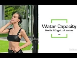 Bestway Pool Accessories< Flowclear Solarflow 5.2Gal Outdoor Shower, Black