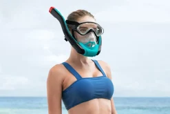 Bestway Swim Gear< Flowtech Full-Face Snorkel Mask L/Xl, Teal