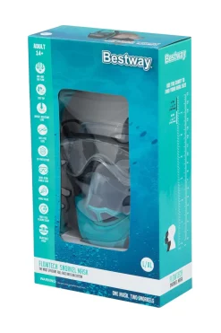 Bestway Swim Gear< Flowtech Full-Face Snorkel Mask L/Xl, Teal