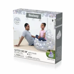 Bestway Air Chairs< Glitter Dream Inflatable Chair