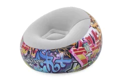 Bestway Air Chairs< Graffiti Inflate-A-Chair Inflatable Chair
