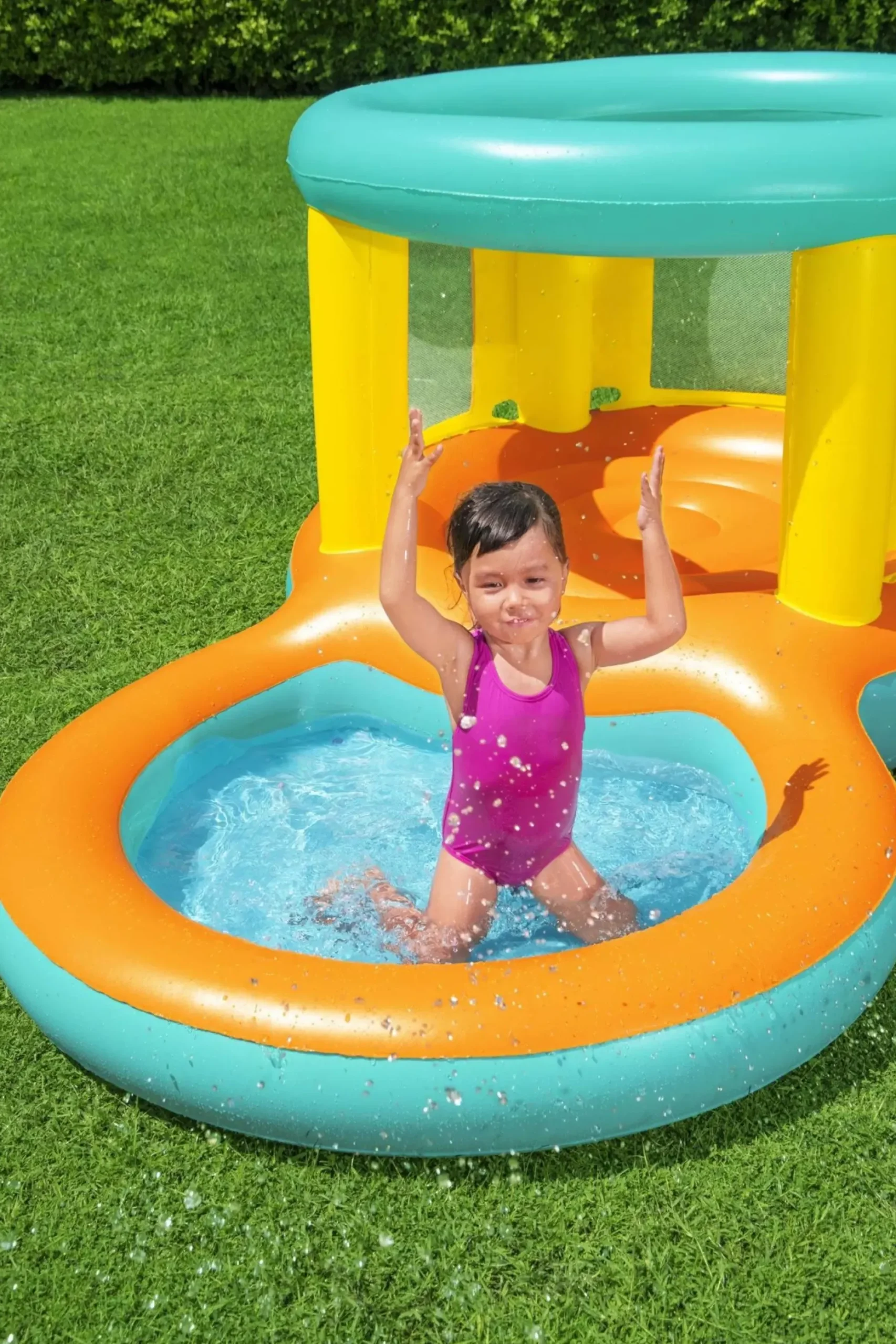 Bestway Bounce Houses< H2Ogo! Jumptopia Bouncer And Child Play Pool