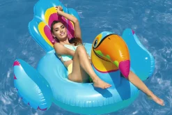 Bestway Pool Floats< H2Ogo Tipsy Toucan Ride-On Inflatable Pool Float