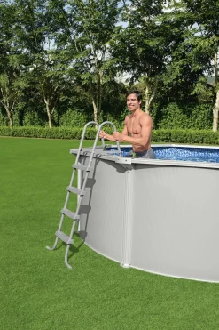 Bestway Hydrium Pools< Hydrium 16'5" X 12' X 48" Steel Wall Above Ground Pool Set