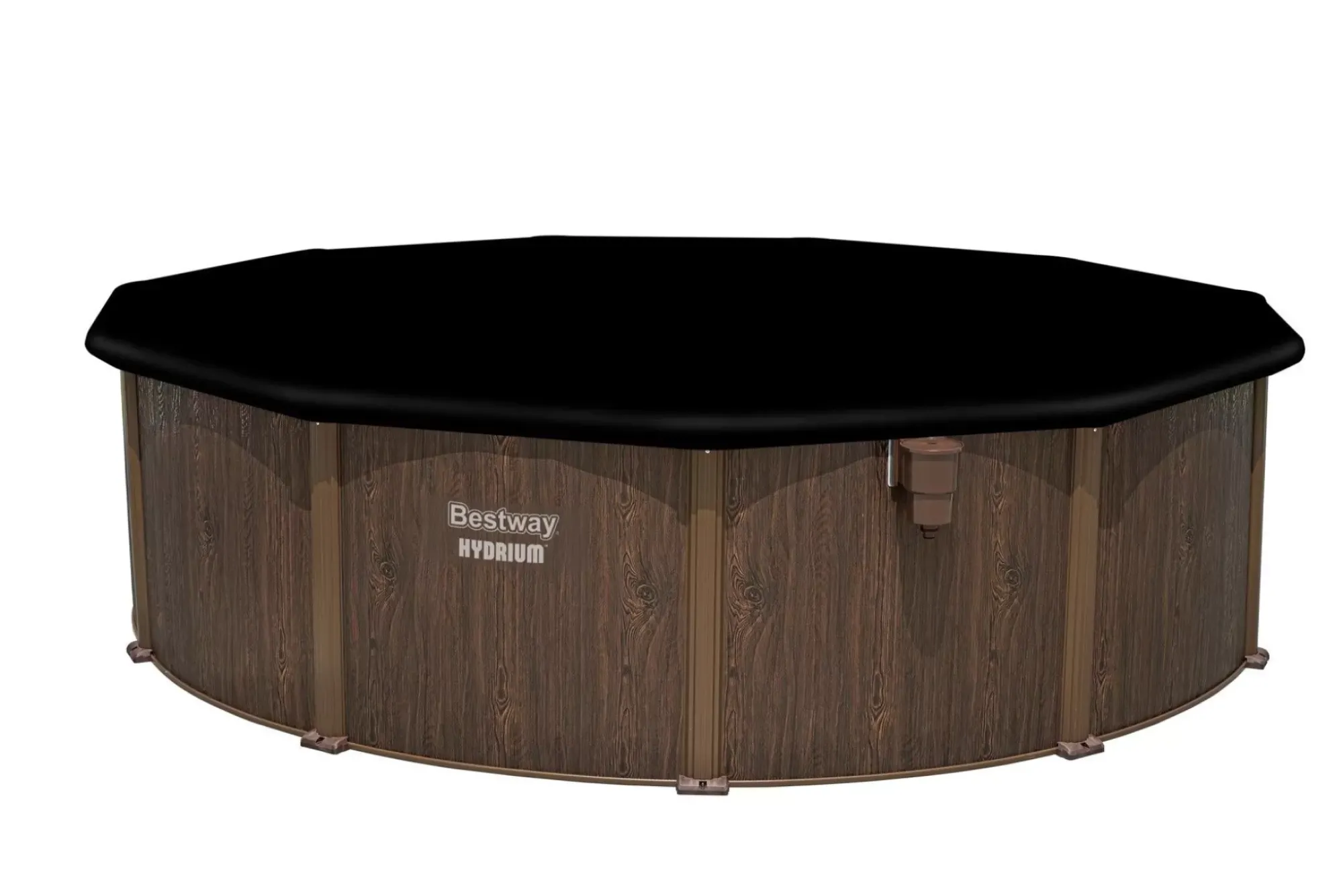Bestway Hydrium Pools< Hydrium Steel Wall Above Ground Pool Set Round 16' X 52