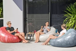 Bestway Air Chairs< Inflate-A-Chair Inflatable Chair, Gray