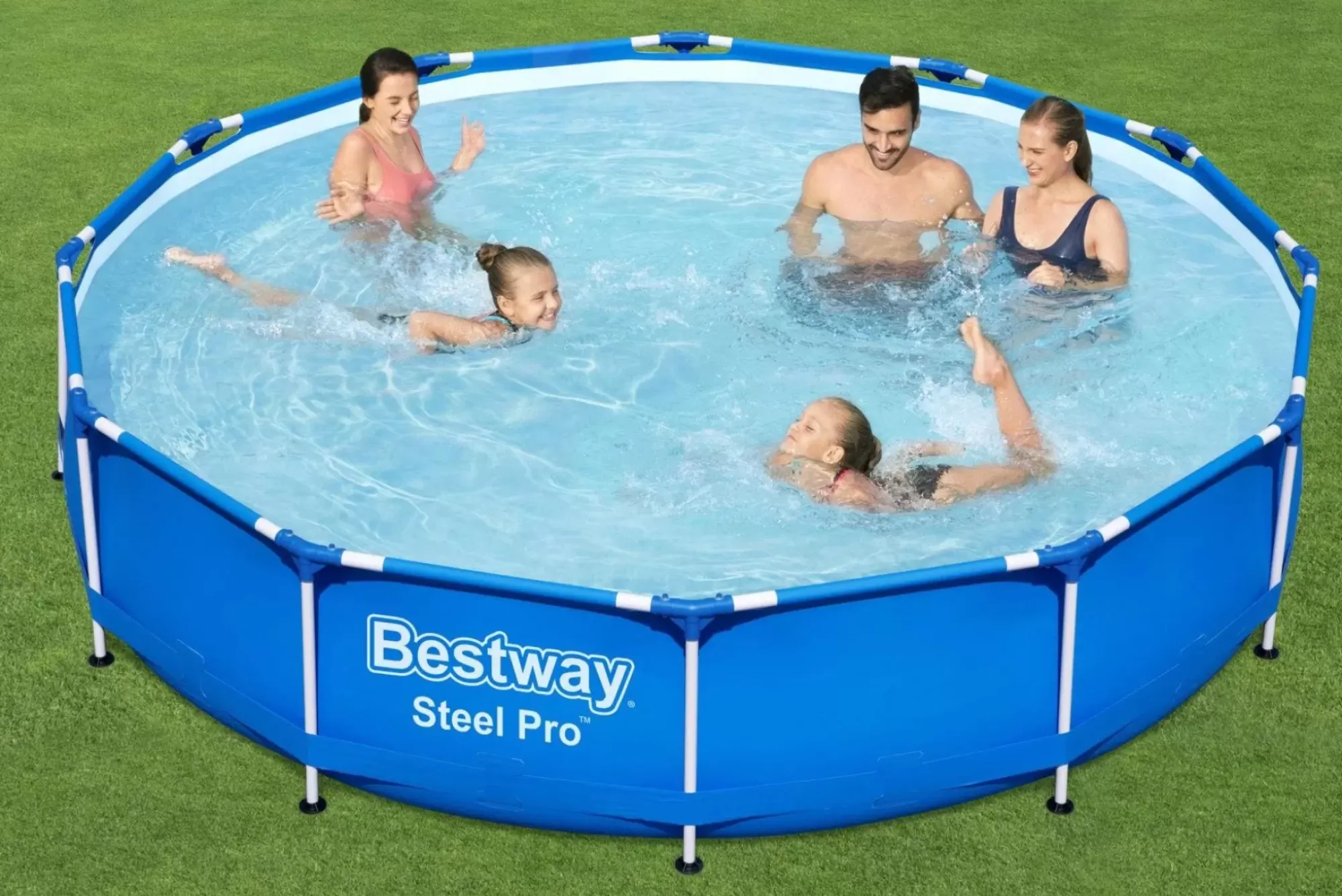 Bestway Steel Pro Pools< Steel Pro 12' X 30 Above Ground Pool Set