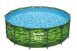 Bestway Steel Pro Max Pools< Steel Pro Max 14' X 48 Above Ground Pool Set Round