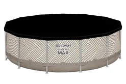 Bestway Steel Pro Max Pools< Steel Pro Max 13' X 42 Round Above Ground Pool Set With Canopy