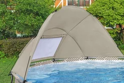 Bestway Steel Pro Max Pools< Steel Pro Max 13' X 42 Round Above Ground Pool Set With Canopy