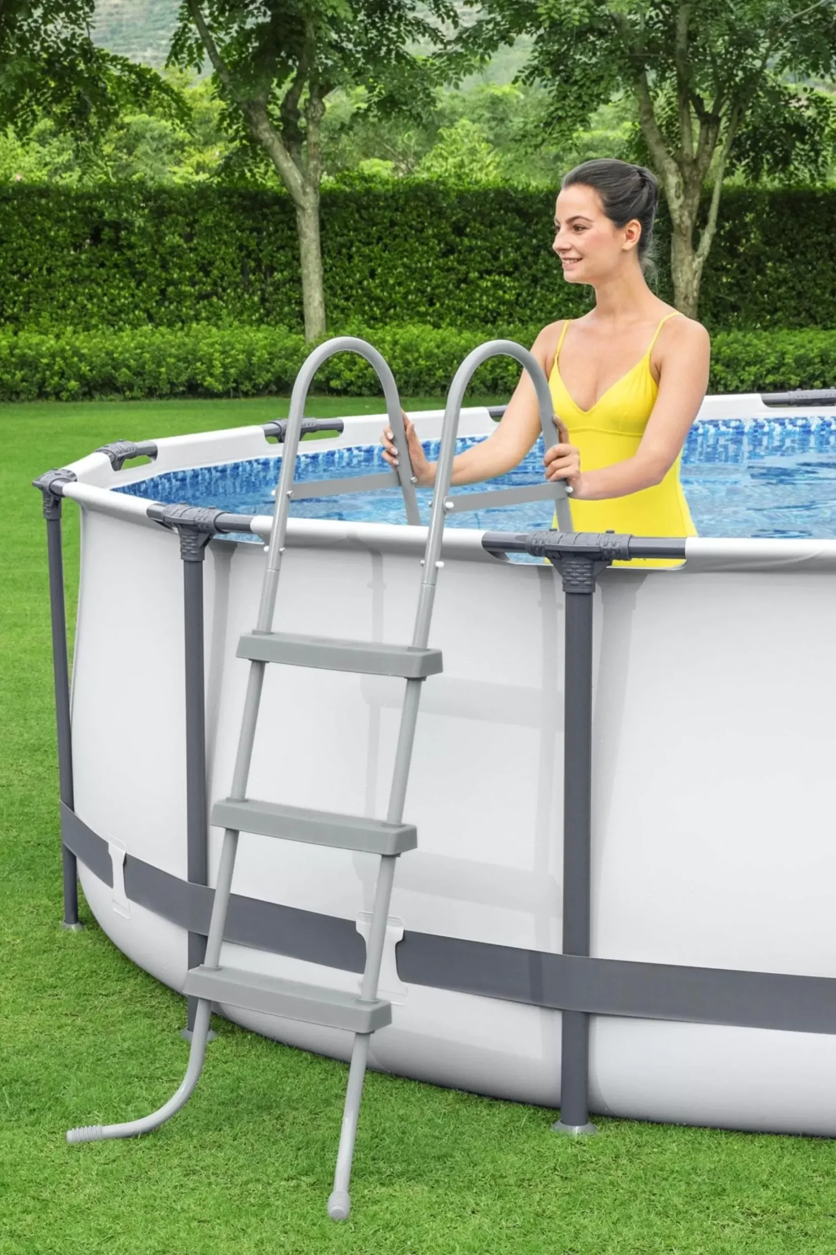Bestway Steel Pro Max Pools< Steel Pro Max 14' X 42" Round Above Ground Pool Set