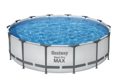 Bestway Steel Pro Max Pools< Steel Pro Max 14' X 42" Round Above Ground Pool Set
