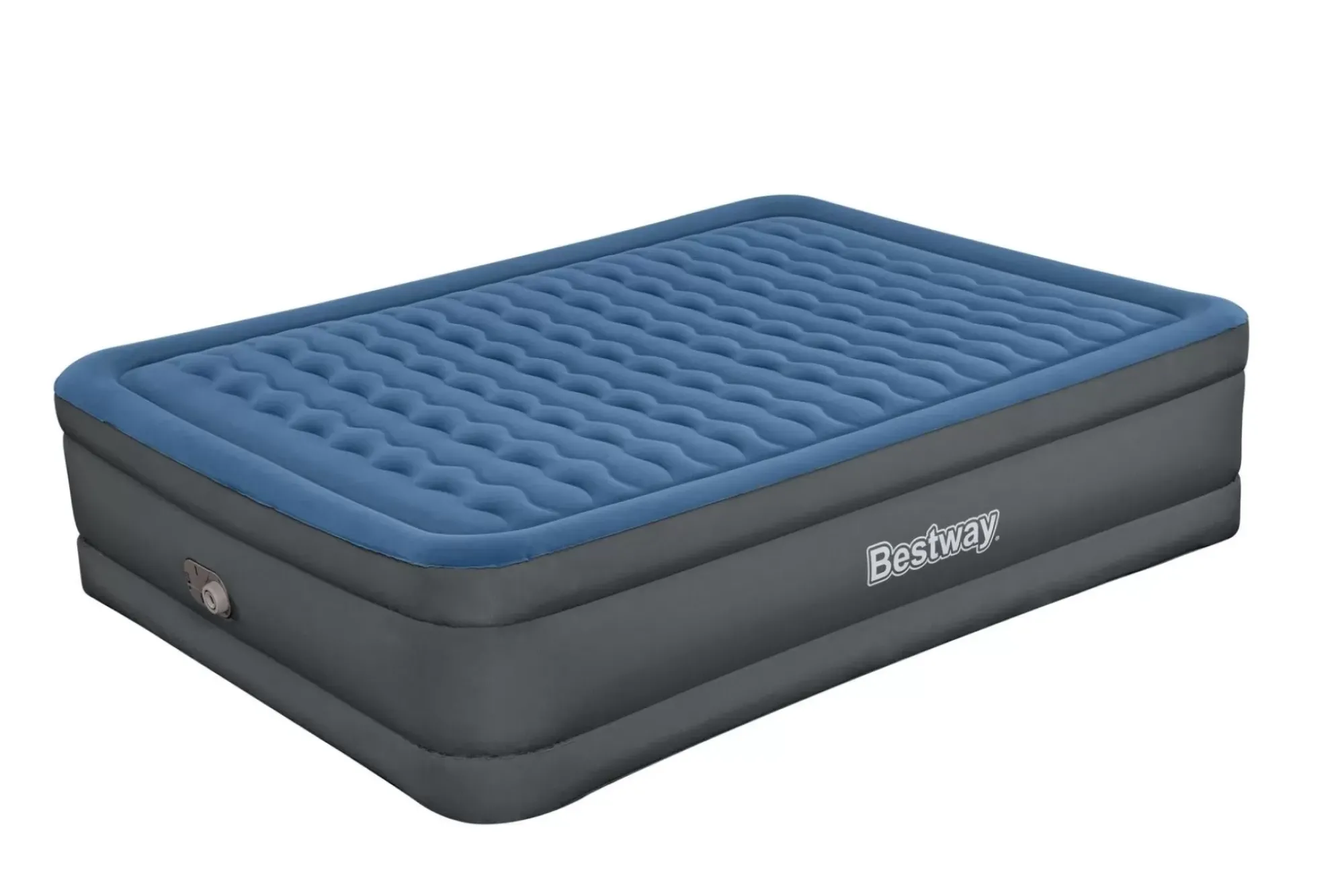 Bestway Indoor Air Mattresses< Tough Guard Air Mattress Queen 18 With Built-In Ac Pump And Antimicrobial Coating