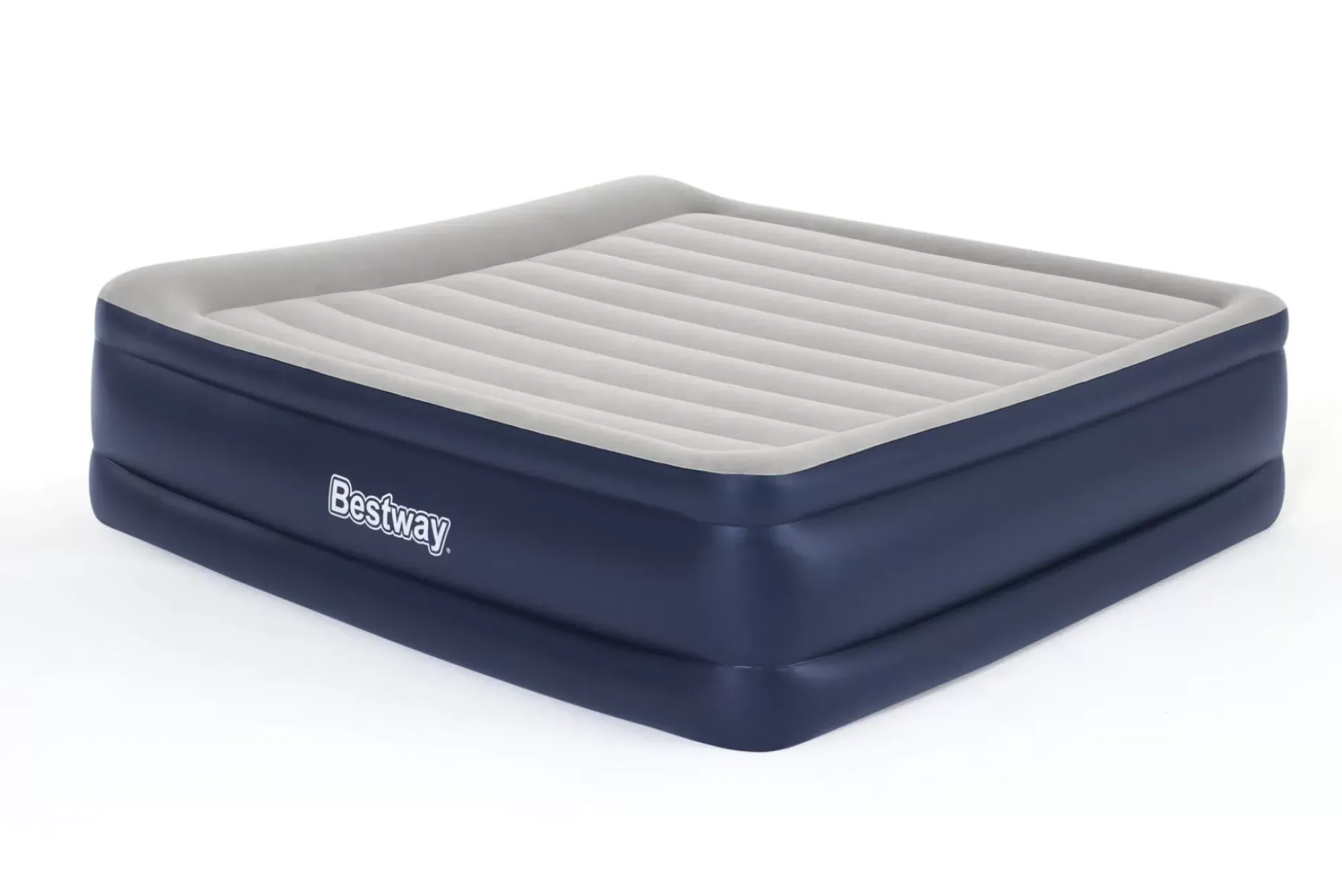 Bestway Indoor Air Mattresses< Tritech Air Mattress King 22" With Built-In Ac Pump And Antimicrobial Coating