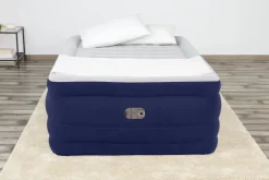 Bestway Indoor Air Mattresses< Tritech Air Mattress Full 24 With Built-In Ac Pump Included And Antimicrobial Coating