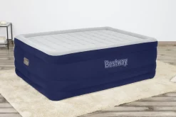Bestway Indoor Air Mattresses< Tritech Air Mattress Full 24 With Built-In Ac Pump Included And Antimicrobial Coating