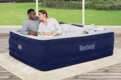 Bestway Indoor Air Mattresses< Tritech Air Mattress Queen 24 With Built-In Ac Pump Included And Antimicrobial Coating