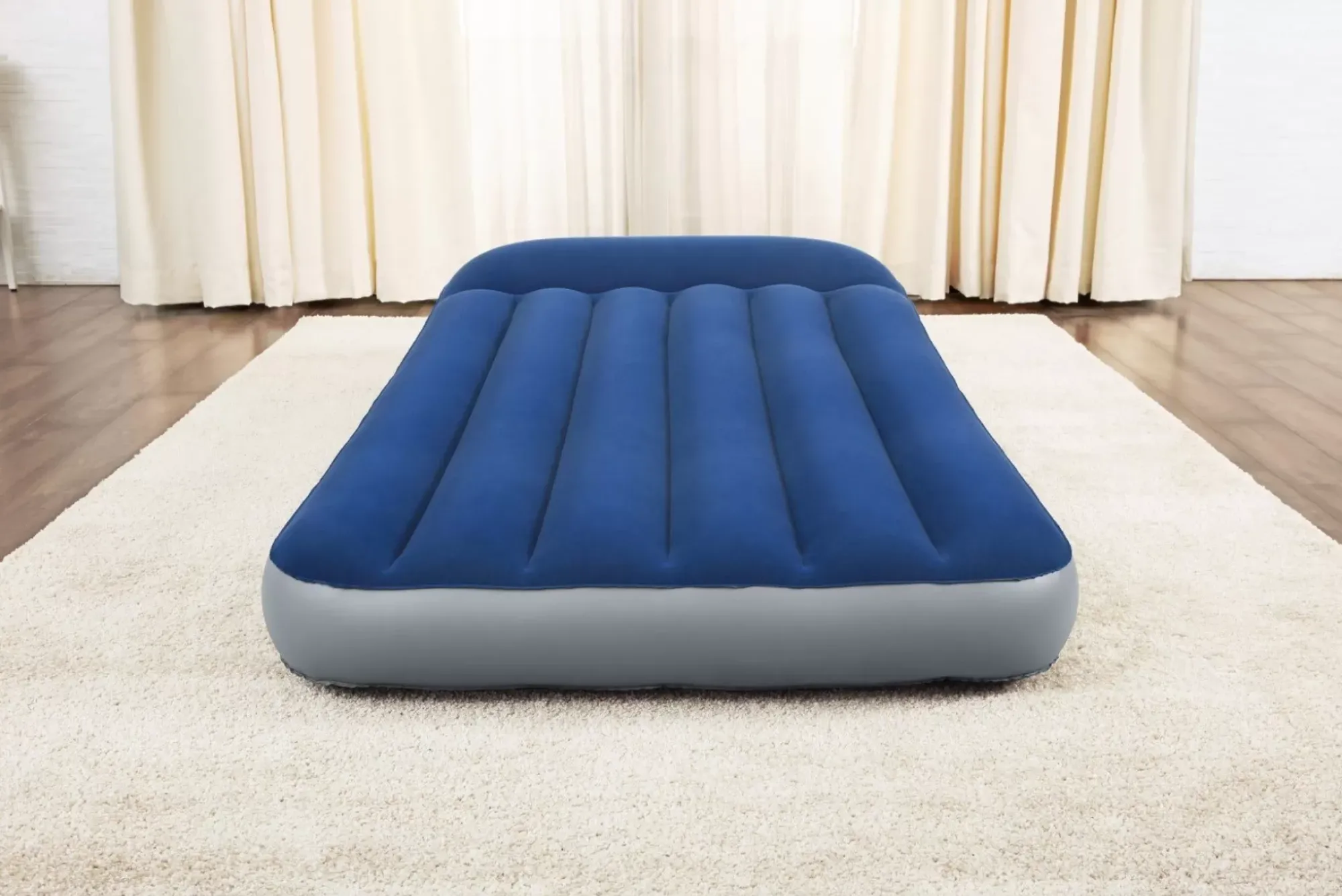 Bestway Indoor Air Mattresses< Tritech Air Mattress Twin 12" With Built-In Ac Pump And Antimicrobial Coating