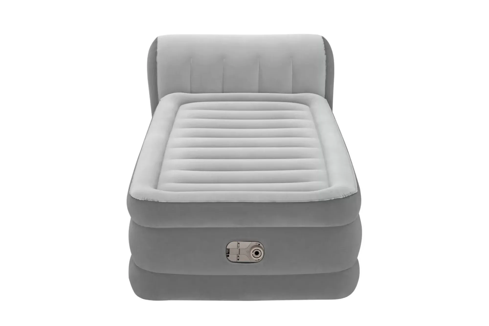 Bestway Indoor Air Mattresses< Tritech Air Mattress Twin 18" With Headboard, Built-In Ac Pump And Antimicrobial Coating
