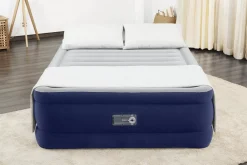 Bestway Indoor Air Mattresses< Tritech Air Mattress Queen 22 In. With Built-In Ac Pump And Antimicrobial Coating