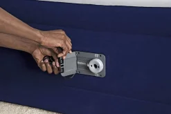 Bestway Indoor Air Mattresses< Tritech Air Mattress Queen 22 In. With Built-In Ac Pump And Antimicrobial Coating