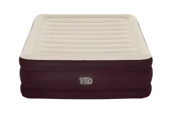 Bestway Indoor Air Mattresses< Tritech Fashion Flock Air Mattress Queen 20" With Built-In Ac Pump And Antimicrobial Coating