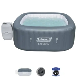 Bestway Energysense<Coleman Saluspa Energysense Airjet Inflatable Hot Tub Spa 4-6 Person