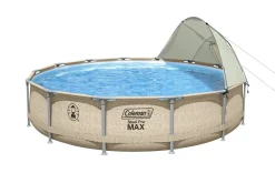 Bestway Steel Pro Max Pools<Coleman Steel Pro Max 14' X 33 Round Metal Frame Above Ground Pool Set