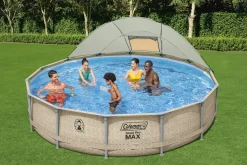 Bestway Steel Pro Max Pools<Coleman Steel Pro Max 14' X 33 Round Metal Frame Above Ground Pool Set