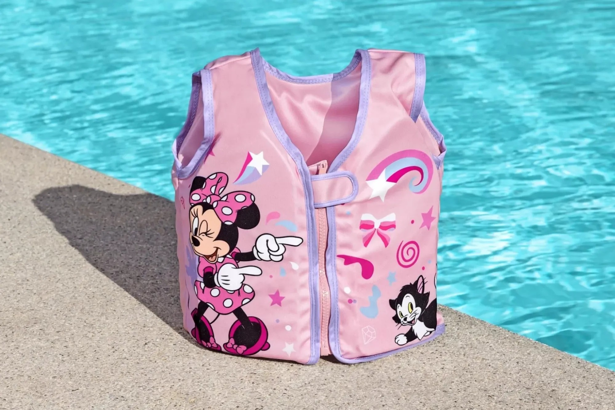 Bestway Swim Trainers<Disney Junior Minnie Mouse Pink Fabric Child Swim Vest, Medium To Large