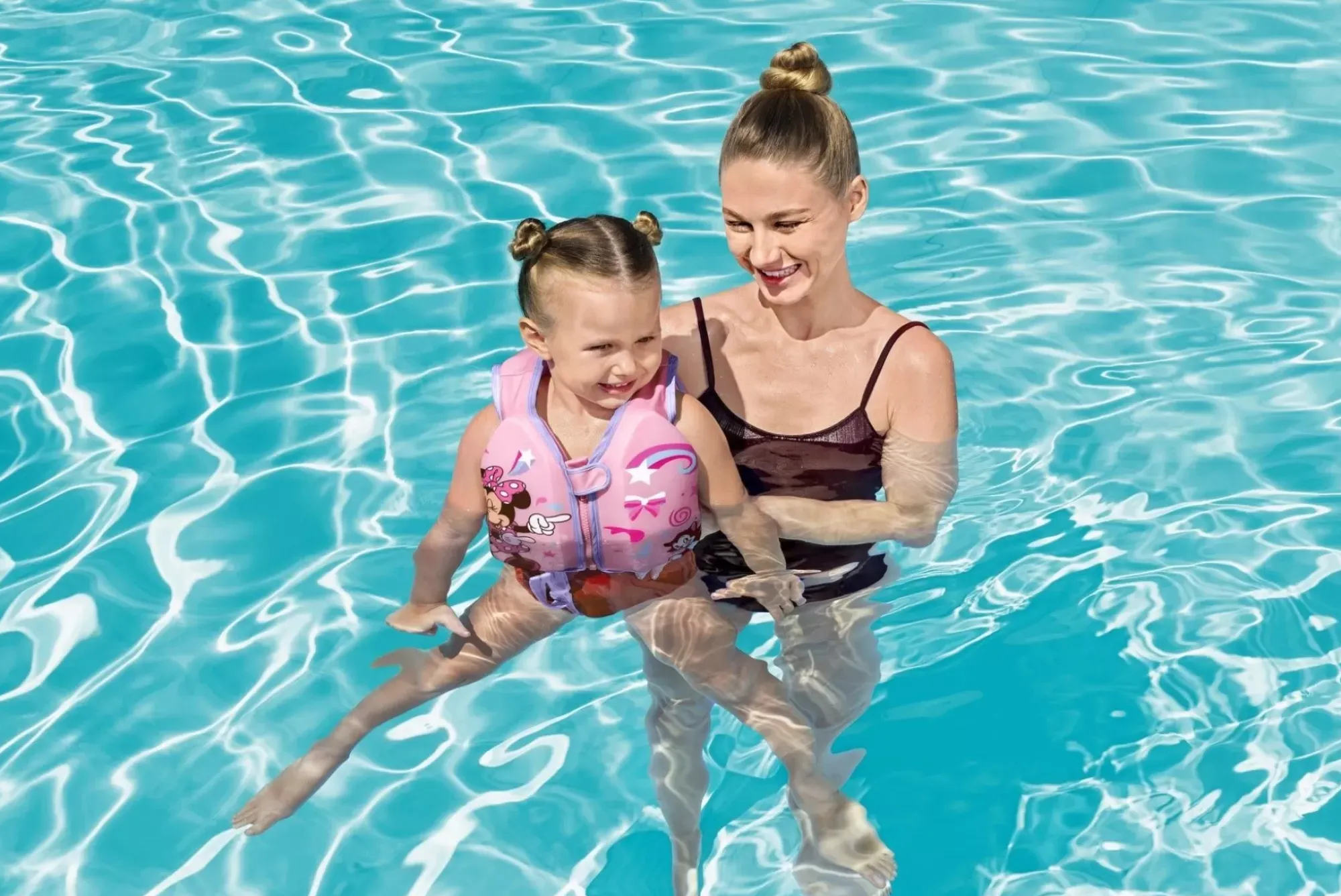 Bestway Swim Trainers<Disney Junior Minnie Mouse Pink Fabric Child Swim Vest, Small To Medium