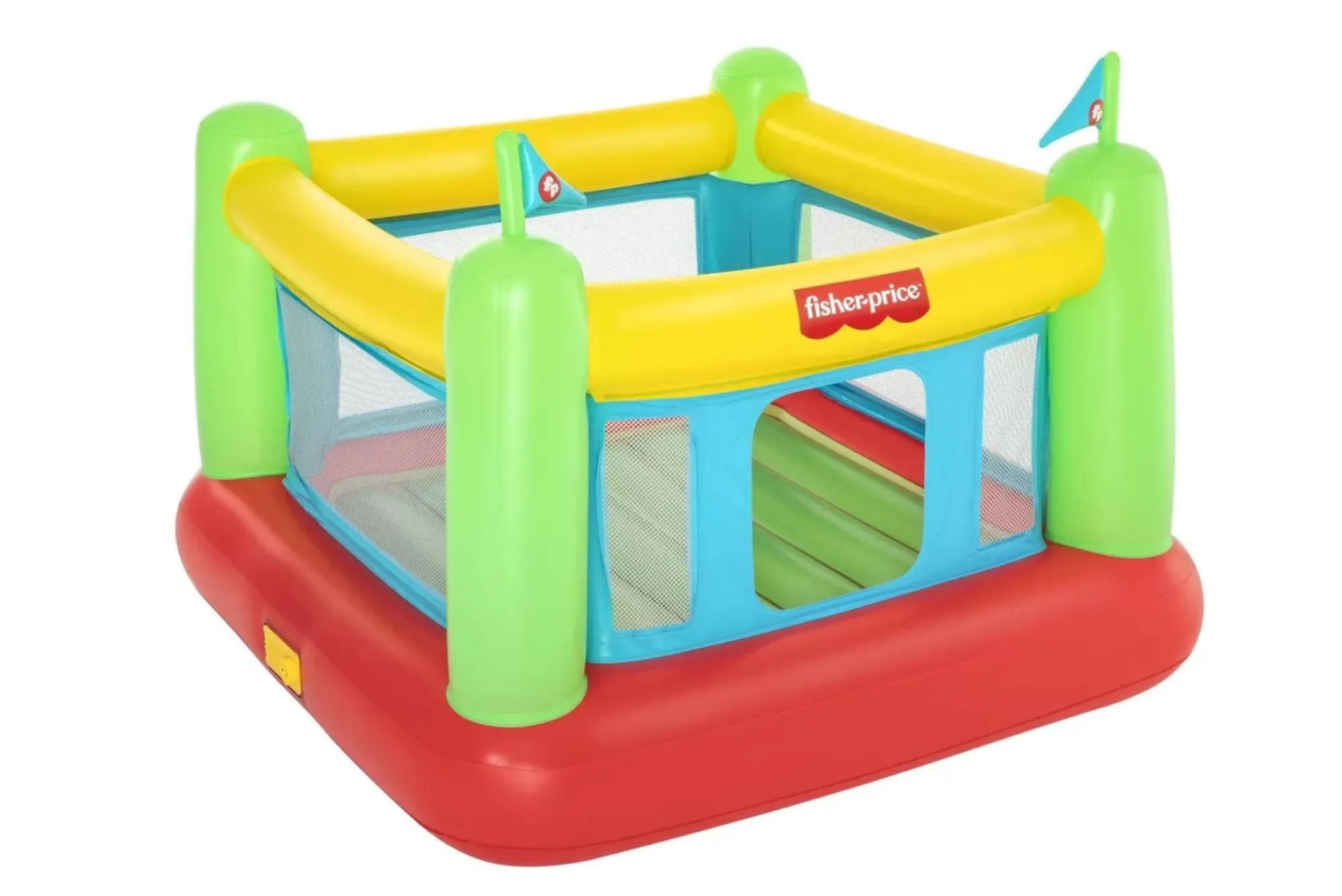 Bestway Bounce Houses<Fisher Price 69'' X 68'' X 53'' Bouncesational Indoor Bouncer With Built-In Pump