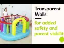Bestway Bounce Houses<Fisher-Price Bouncetopia Multi-Color Child Pvc Bouncer With Built-In Pump