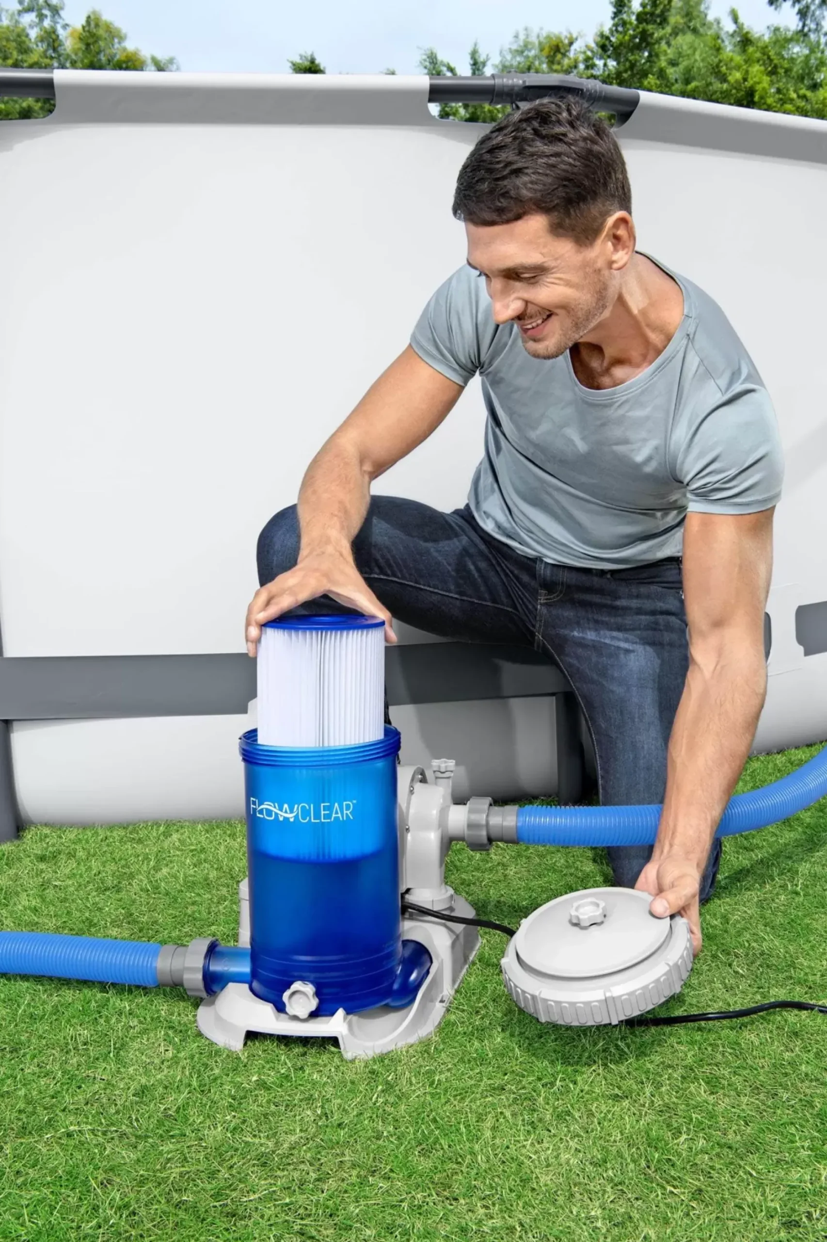 Bestway Pool Accessories<Flowclear 2,500 Gal. Transparent Filter Pump
