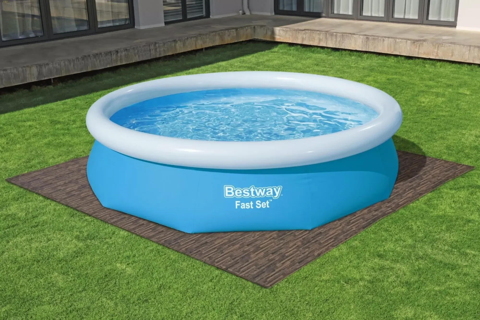 Bestway Pool Accessories<Flowclear 20 In. X 20 In. Square Decorative Pool Floor Protector For Above Ground Pools
