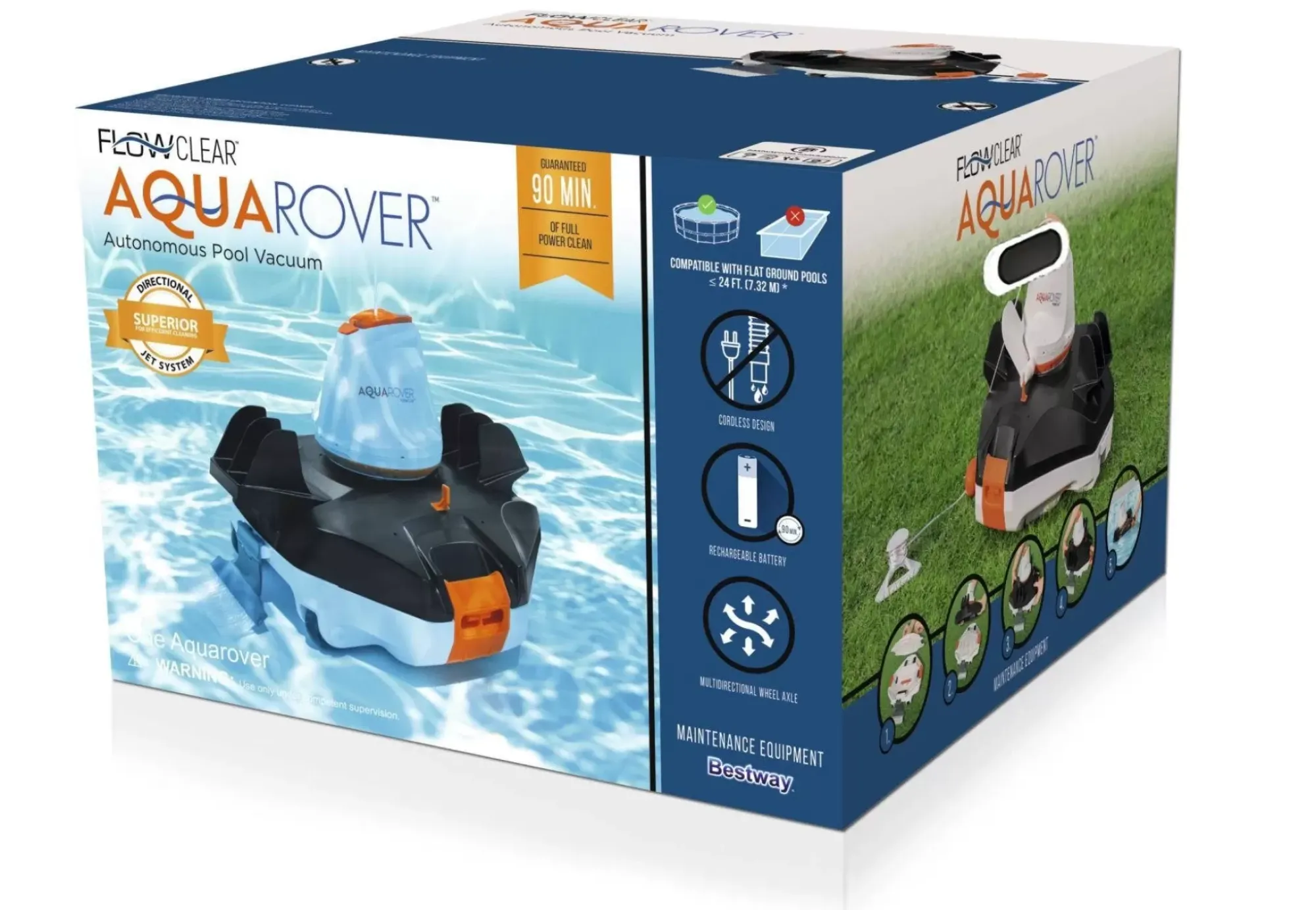 Bestway Pool Accessories<Flowclear Aquarover Autonomous Pool Cleaning Robot