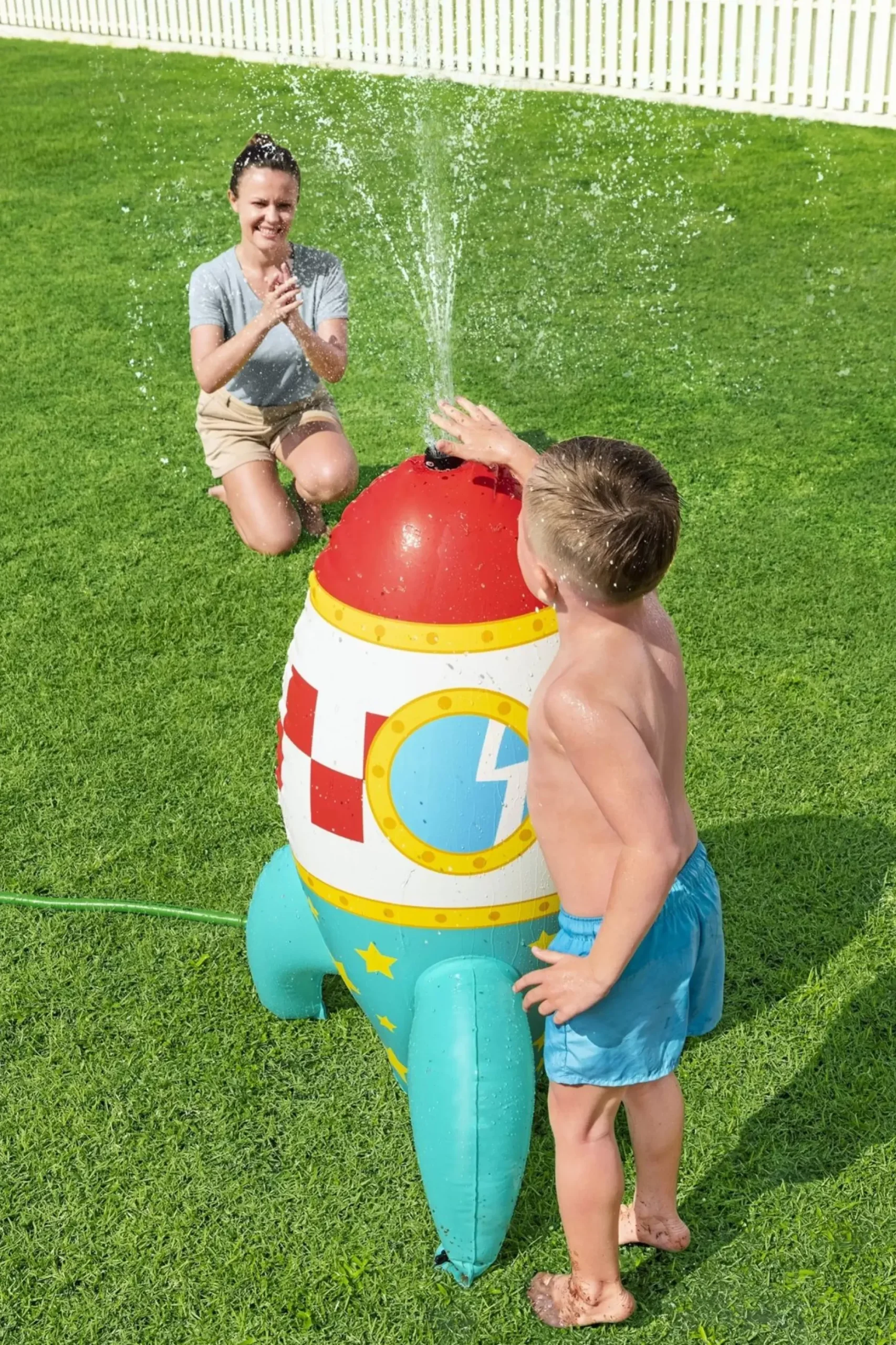 Bestway Sprinklers<H2Ogo! 40 In. Space Blast Child Inflatable Sprinkler