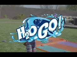 Bestway Water Slides<H2Ogo! 16' Triple Water Slide With Sponge Soakers Toys And Three Riders