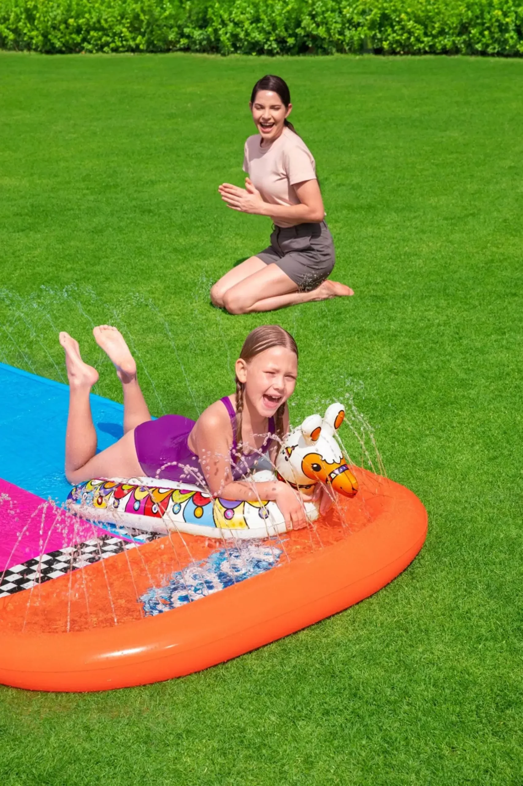 Bestway Water Slides<H2Ogo! Llama Rama Double Race Water Slide 16'