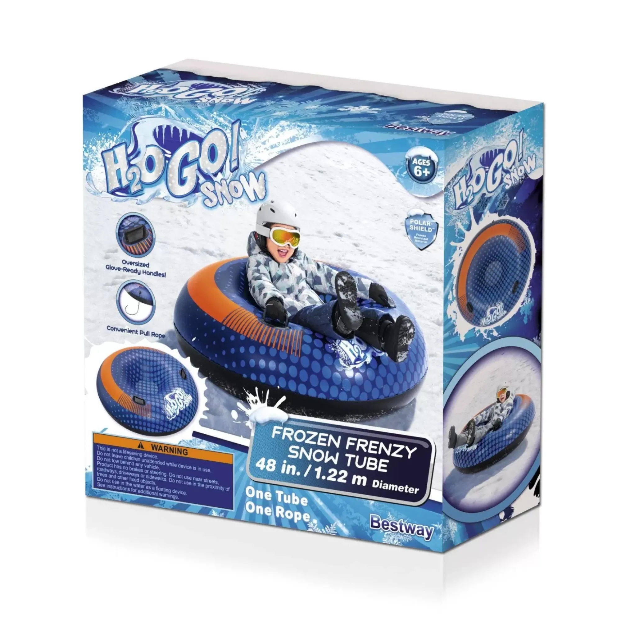 Bestway Snow Tubes & Sleds<H2Ogo! Snow Frozen Frenzy 48" Snow Tube