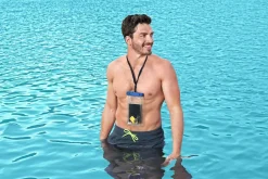 Bestway Pool Accessories<H2Ogo! Splash Guard Waterproof Smart Phone Case, Most Iphone/ Samsung/ Android Phones Up To 7" Long