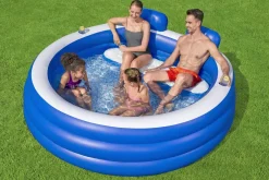 Bestway Family Pools<H2Ogo! Splash Paradise 7'7 X 7'2 X 31 Inflatable Family Pool