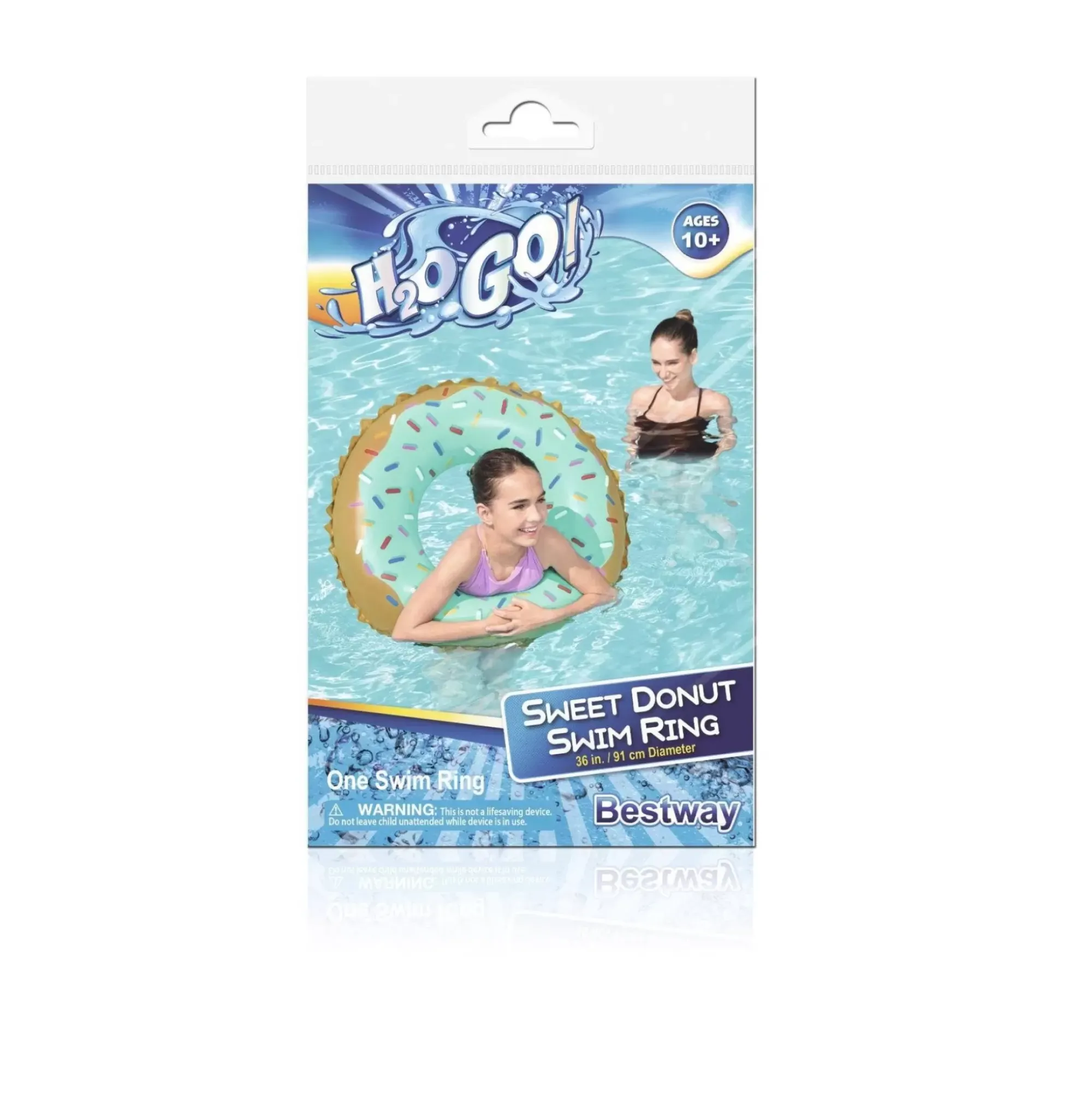 Bestway Pool Floats<H2Ogo! Sweet Donut Swim Ring Float 36